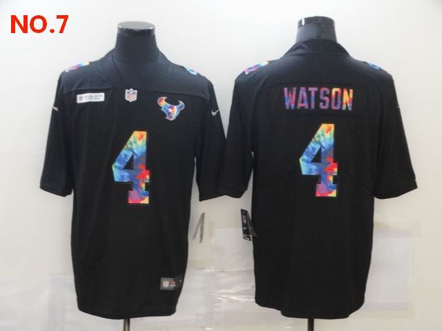 Houston Texans#4 Deshaun Watson Men's Nike Jersey NO.7;